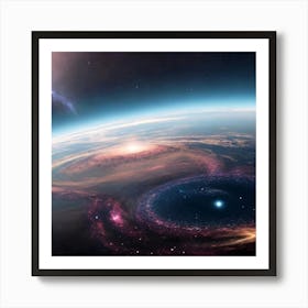 Universe Space Galaxy Art Print