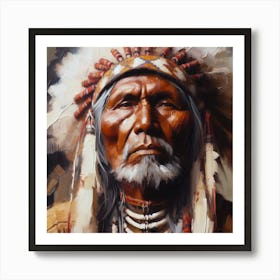 Indian Chief 1 Art Print