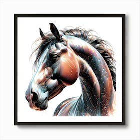 Creative Horse Visual 1 Art Print