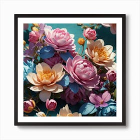 Peonies Art Print