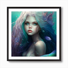 Pretty Mermaid 0 Art Print