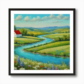 Country Road Art Print