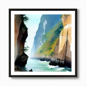 Landscape Painting Art Print