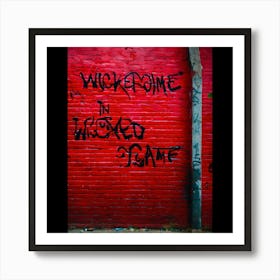 Wicked Game 3 Art Print
