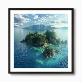 Island In The Sea Art Print