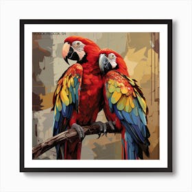 Parrots Art Print