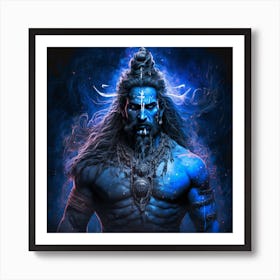 Shiva Rudra Art Print