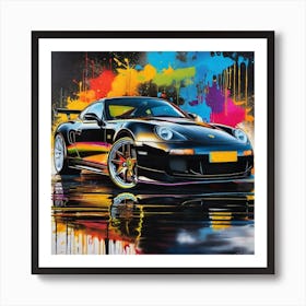 Porsche 911 10 Art Print