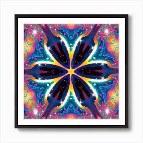 Psychedelic Flower 2 Poster