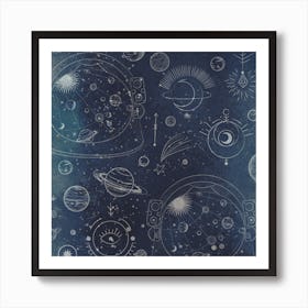 Galaxy Art Print 13 Art Print