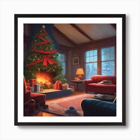 Christmas Tree 53 Art Print