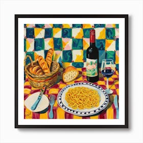 Osteria Degli Ulivi Trattoria Italian Food Kitchen Art Print