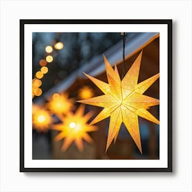 Christmas Lights 3 Art Print