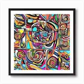 Abstract Painting 25 Art Print