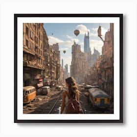 Street Cityscape Poster