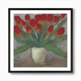 Red Tulips 3 Art Print