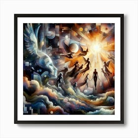 Angels Of Light 1 Art Print