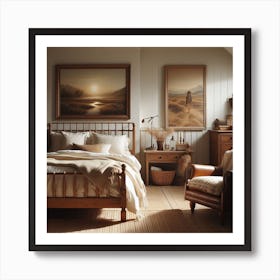 Rustic Bedroom 2 Art Print