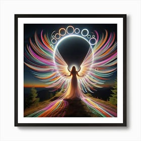 Angel Wings 10 Art Print