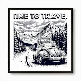 Time To Travel Art Print