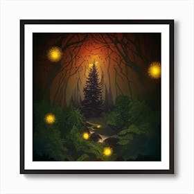 Forest 7 Art Print