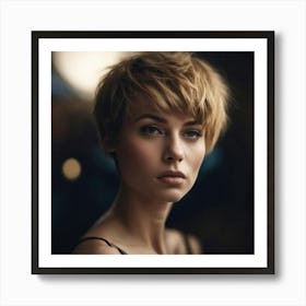 Portrait Of A Young Woman 7 Art Print