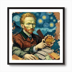 Dreamshaper V6 Van Gogh Thumbnail For Tiktok 0 Poster