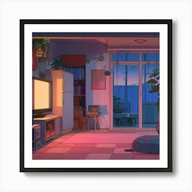 Lofi Room Art Print