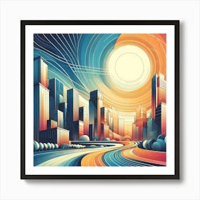 Cityscape 46 Art Print