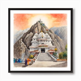 Hindu Temple 5 Art Print