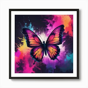 Butterfly Painting 223 Art Print