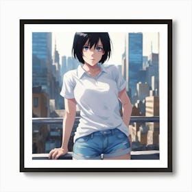 Anime Girl 2 Art Print