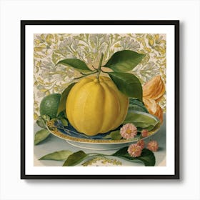 A Stunning Vintage Illustration Of A Citrus Bigara Cd85n3tit5y Tvoas5tgxw 86qkdwteq8qoy8b9 2ytq Art Print