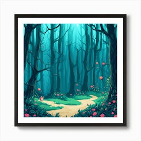 Fairytale Forest 2 Art Print