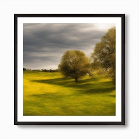 Sunny Day In A Field Art Print