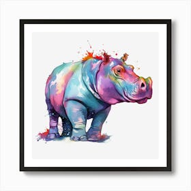 Rainbow Hippo 3 Póster