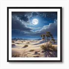 Desert Landscape Canvas Print Art Print