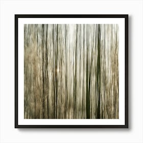 Blurred Trees Art Print