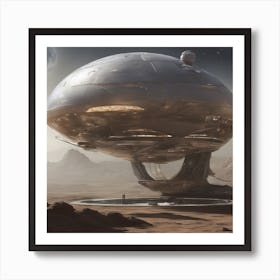 A Spacefaring Vessel With A Self Sustaining Ecosystem, Allowing Long Duration Journeys 5 Art Print