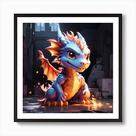 Baby Dragon Art Print