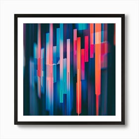 Abstract Light Art Print