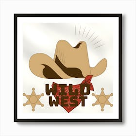 Wild West Art Print