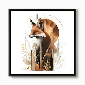 Fox Trip 1 Art Print