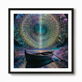 'The Boat In The Water' Art Print