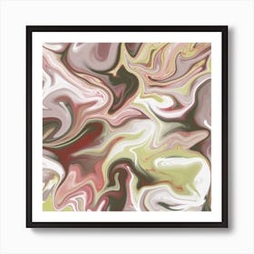 Abstract Swirls 1 Art Print