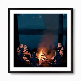 Annual Stormtrooper Bonfire Art Print