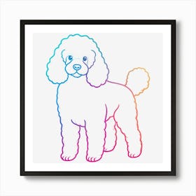 Poodle Dog 3 Art Print