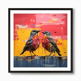 Two Birds Art Print