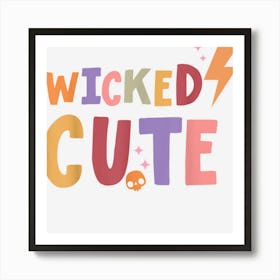 Funny Halloween Woman Girl Wicked Cute Witch Hat Vinatge Art Print