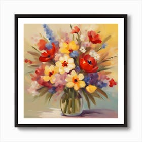 Flowers In A Vase Art Print